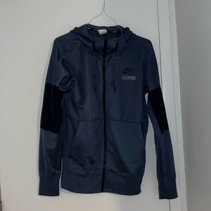 blue nike zip up